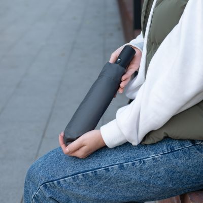 Зонт складной Nord, серый-8