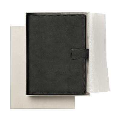 Ежедневник-портфолио Royal NEO недатированный в подарочной коробке, черный-11