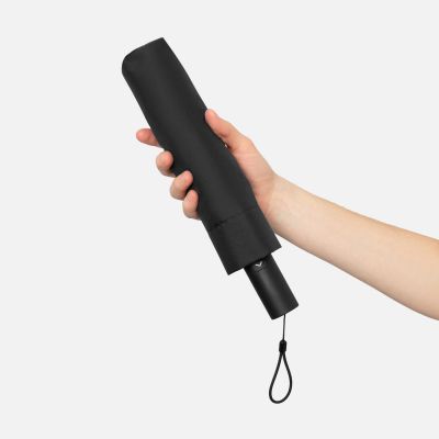 Зонт складной Filton, черный (с функцией Safety System)-6