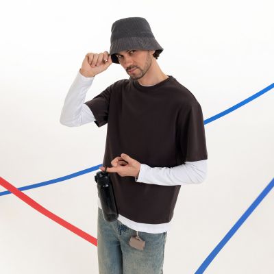 Бутылка для воды Nevada, черная-12