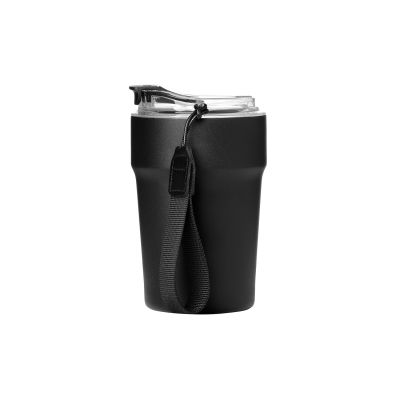 Термокружка вакуумная Монако (Monaco), черная-4