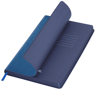 Ежедневник River side недатированный, лазурный/синий  (без упаковки, без стикера)-0