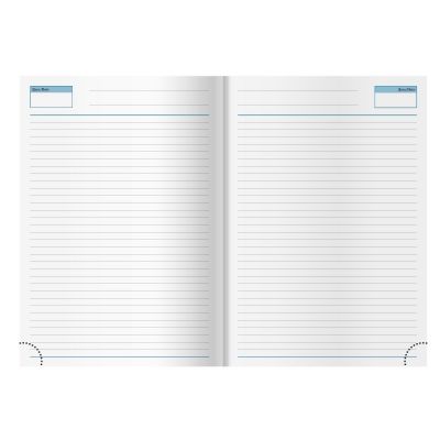 Ежедневник недатированный City Flax 145х205 мм, без календаря, зеленый-1