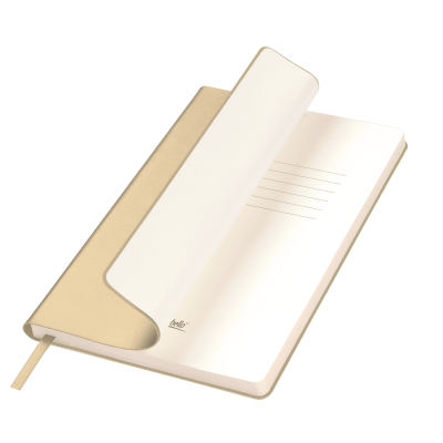 Ежедневник Спарк (Spark) недатированный, белое золото (с упаковкой, со стикерами)-0