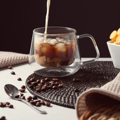 Кружка стеклянная с двойными стенками Dolce-4