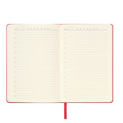 Ежедневник Spark недатированный, красный (с упаковкой, со стикерами)-7