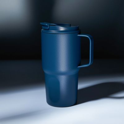 Термокружка вакуумная Aventura, синяя-10