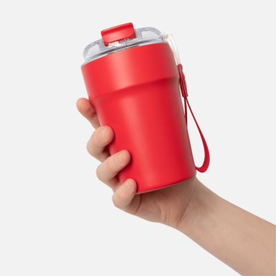 Термокружка вакуумная Monaco, красная-8