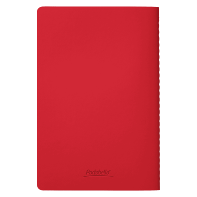 Блокнот Alpha slim, красный-6