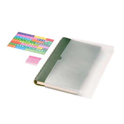 Ежедневник Виста (Vista) недатированный, зеленый/салатовый-10