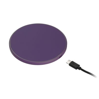 Беспроводное зарядное устройство с подсветкой 15W Auris, фиолетовое-6