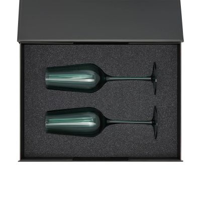 Ложемент под 2 бокала для шампанского (рифленое стекло) в среднюю коробку-трансформер (арт. 695721)-3