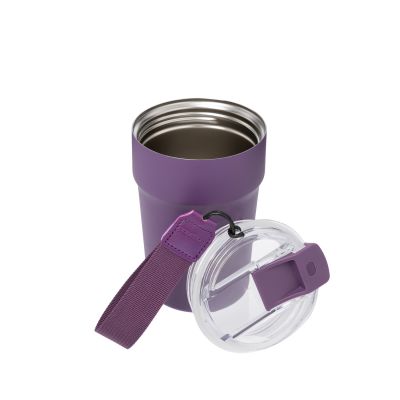 Термокружка вакуумная Monaco, фиолетовая-3