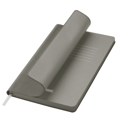 Ежедневник Latte soft touch недатированный, серый-0