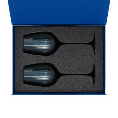 Ложемент под 2 бокала для вина (рифленое стекло) в среднюю коробку-трансформер (арт. 695721)-7