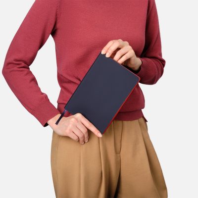 Ежедневник Latte soft touch недатированный, чернильно-синий-10