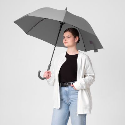 Зонт-трость Phantom, серый-6