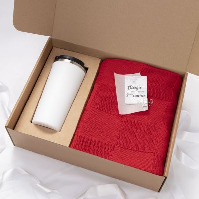 Термокружка вакуумная Палермо (Palermo), белая, зернистое покрытие-13