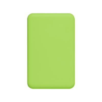 Внешний аккумулятор Ларго PD (Largo PD) 5000mAh с функцией беспроводной зарядки 15W, салатовый-4