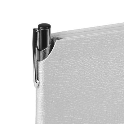 Ежедневник Molto недатированный, серебряный-8