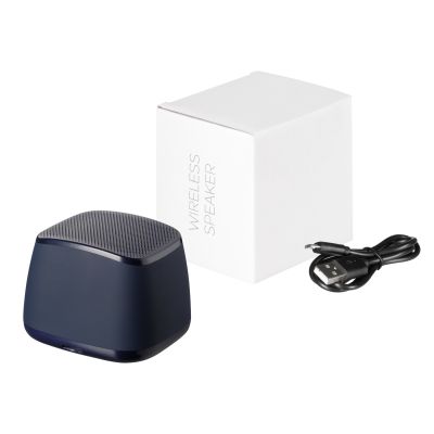 Беспроводная колонка с подсветкой Glow 75dB 1200 mAh, синяя (вход Micro-USB)-8