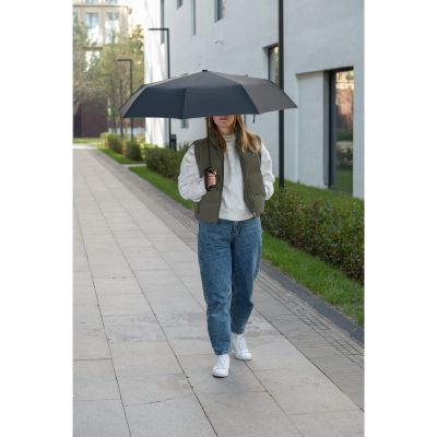 Зонт складной Azimut, черный-12