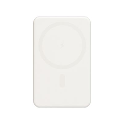 Внешний аккумулятор Ларго PD (Largo PD) 5000mAh с функцией беспроводной зарядки 15W, белый-3