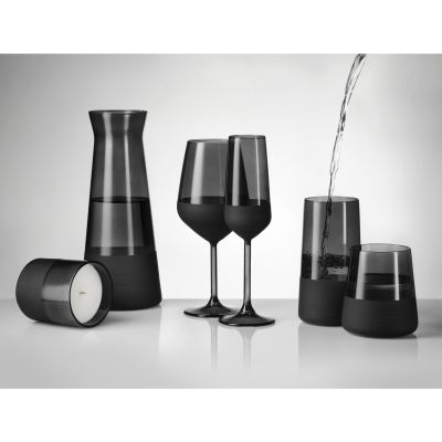 Стакан для воды высокий Блэк Эдишн (Black Edition), черный-4