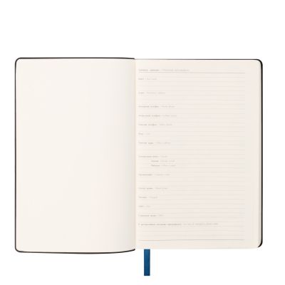 Ежедневник Alpha City недатированный, синий (без упаковки, без стикера)-10