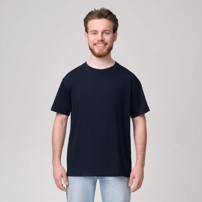 Футболка унисекс KRIS, 100% хлопок, 150 гр., темно-синяя, размер XL-2