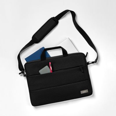 Сумка для ноутбука Fabio, черный-10