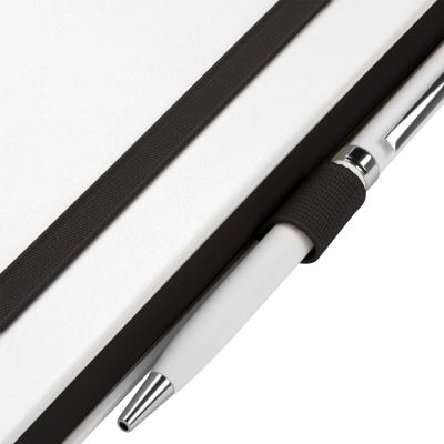 Ежедневник Arctic недатированный, белый/черный-8