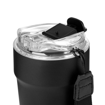 Термокружка вакуумная Monaco, черная-7