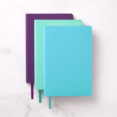 Ежедневник Спарк (Spark) недатированный, лазурный (с упаковкой, со стикерами)-9