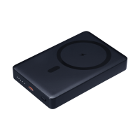 Внешний аккумулятор Atlantis PD Plus 10000mAh с функцией беспроводной зарядки 15W, синий