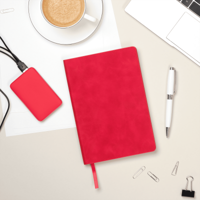 Ежедневник Verona недатированный, красный-11