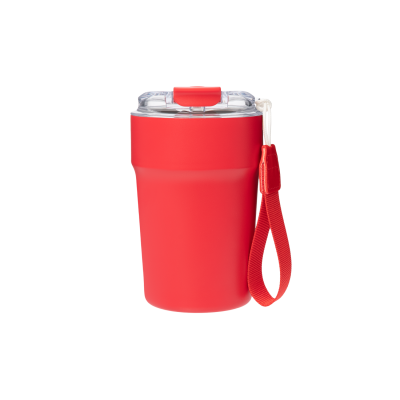 Термокружка вакуумная Монако (Monaco), красная-0