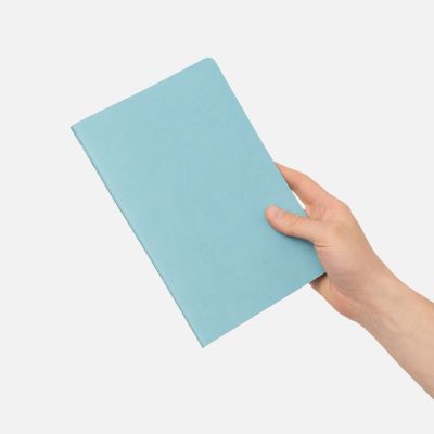 Блокнот Corsa slim, голубой-8