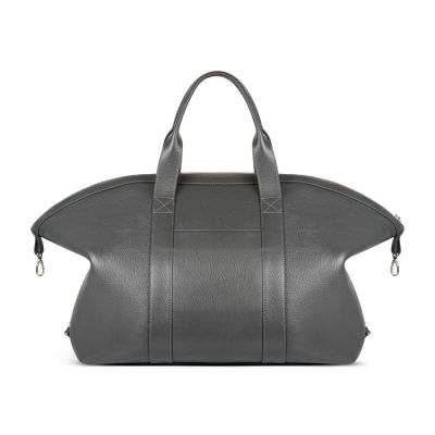 Сумка дорожная Gourji 50х27х35 кожа серая-1