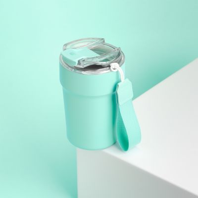 Термокружка вакуумная Monaco, аква-12