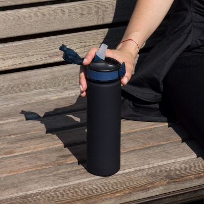 Бутылка для воды Флип (Flip), синяя-12