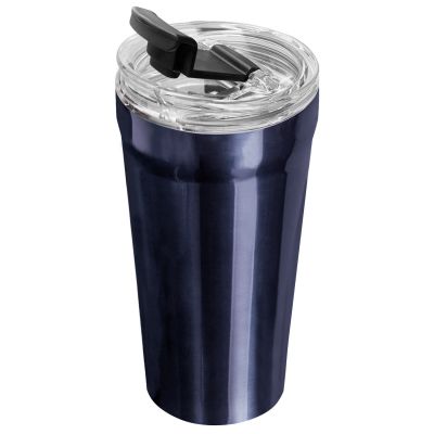 Термокружка вакуумная Forte, светло-синяя-3