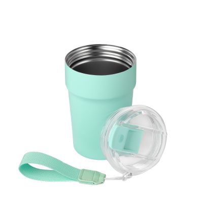 Термокружка вакуумная Monaco, аква-3