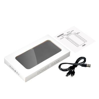 Внешний аккумулятор с подсветкой Ancor Plus 10000 mAh, серый-11