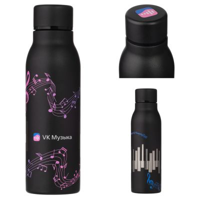 Термобутылка вакуумная герметичная Sorento, черная-8