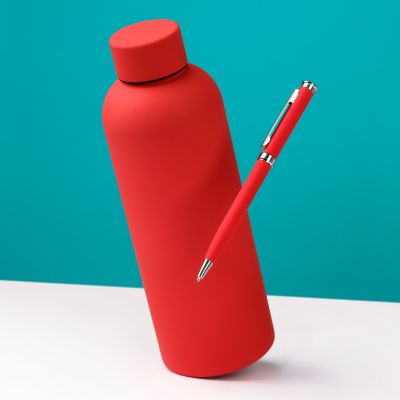 Шариковая ручка Бенуа (Benua), красная-4