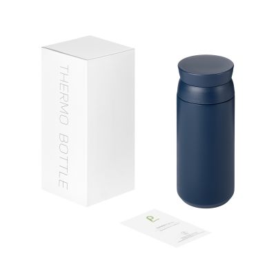 Термобутылка вакуумная герметичная Grace, синяя-14