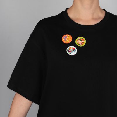 Футболка унисекс KRIS, 100% хлопок, 150 гр., черная, размер M-13