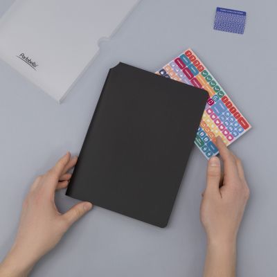 Ежедневник Molto недатированный, черный-10