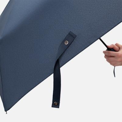Зонт складной Филтон (Filton), синий с системой безопасности (Safety System)-5
